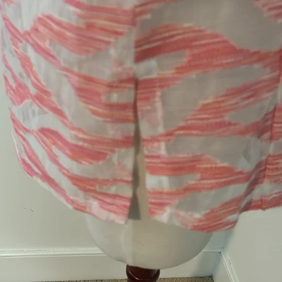Carlisle white and pink blouse/over shirt size 8 - Picture 9 of 9